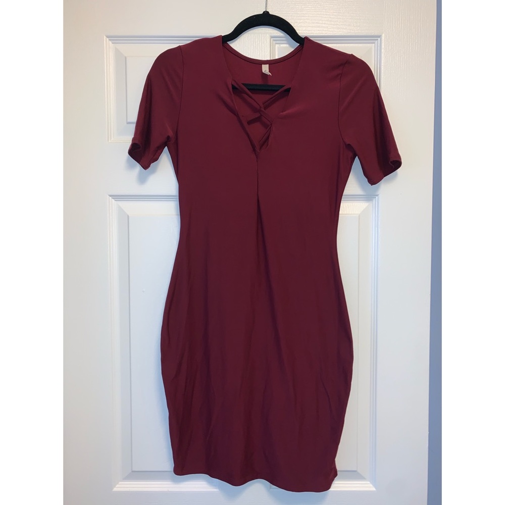 Maroon Dress
